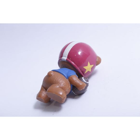 American Football, Russ Berrie Teddy Bear, PVC Figurine, 2.5", NFL, Cardinal Hel - Picture 2 of 3